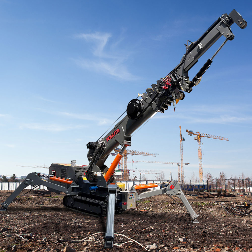 Compact Crawler Boom Lift - رافعة عنكبوتية زجاجية مدمجة مخصصة، بذراع
