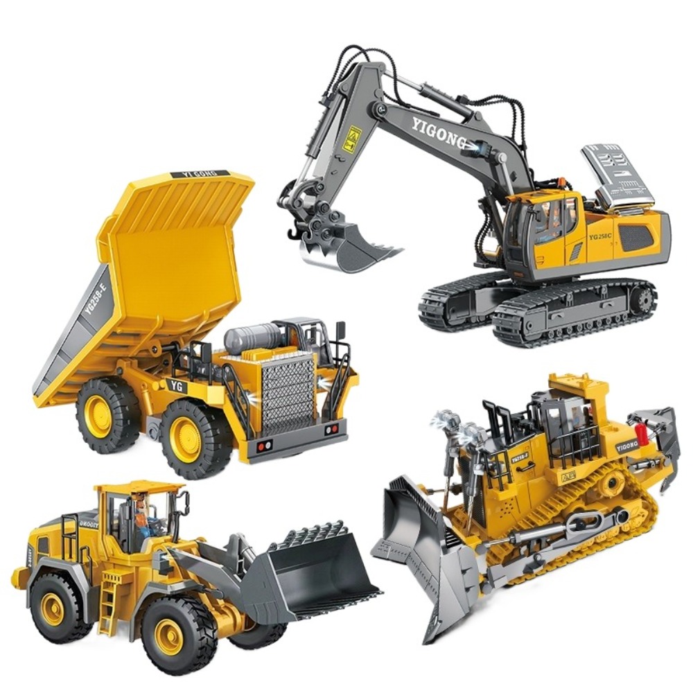 Heavy Equipment Games - شاحنة حفارة بتحكم عن بعد 2.4G،