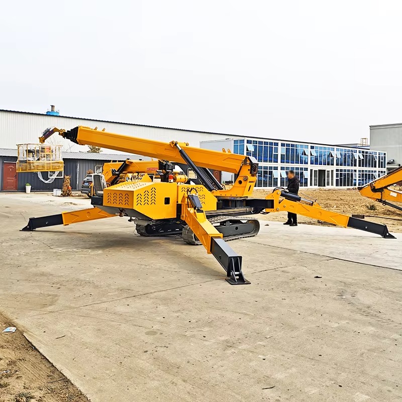 Compact Crawler Boom Lift - رافعة عنكبوتية ثقيلة بقدرة 8 أطنان