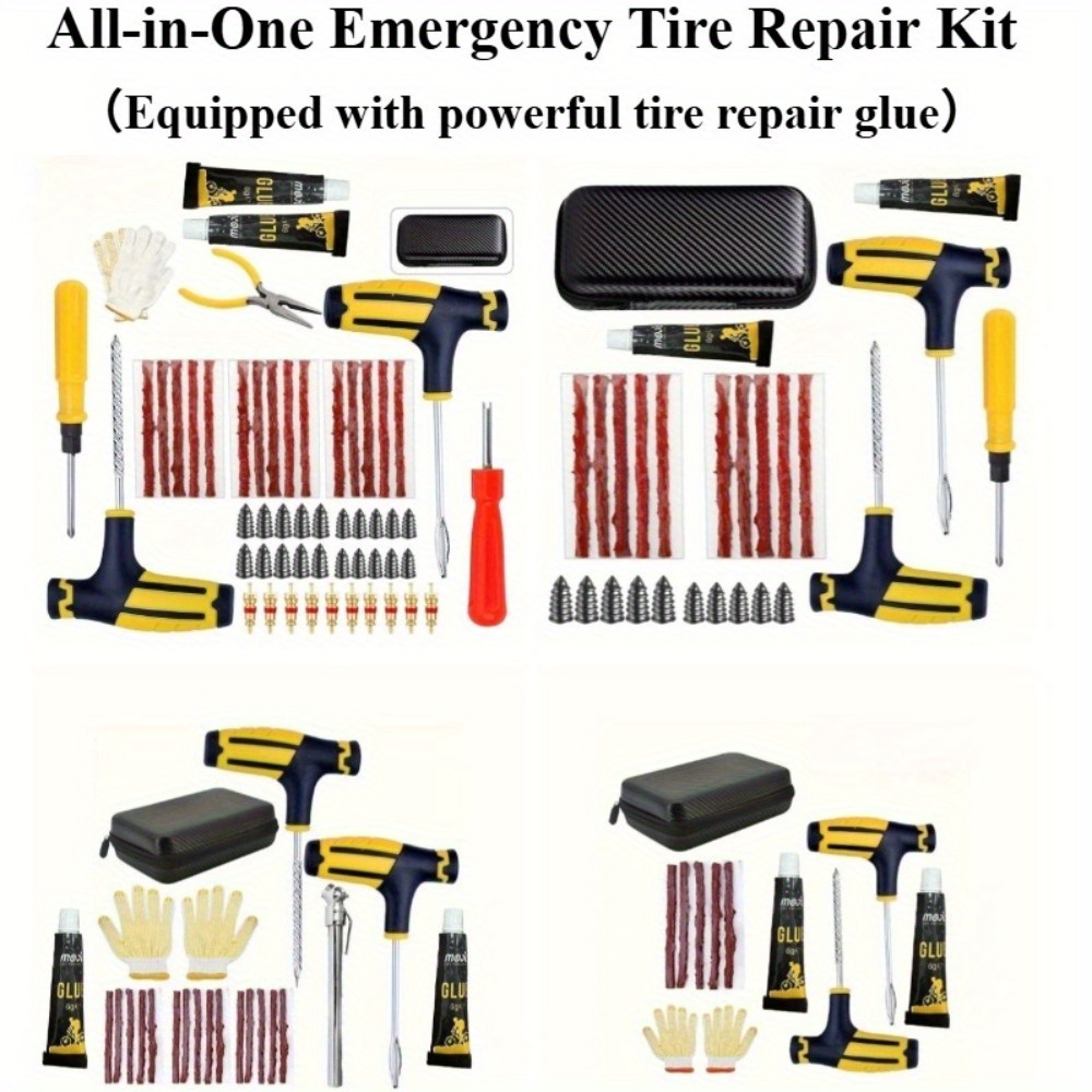 Heavy Equipment Maintenance - طقم إصلاح الإطارات في حالات الطوارئ