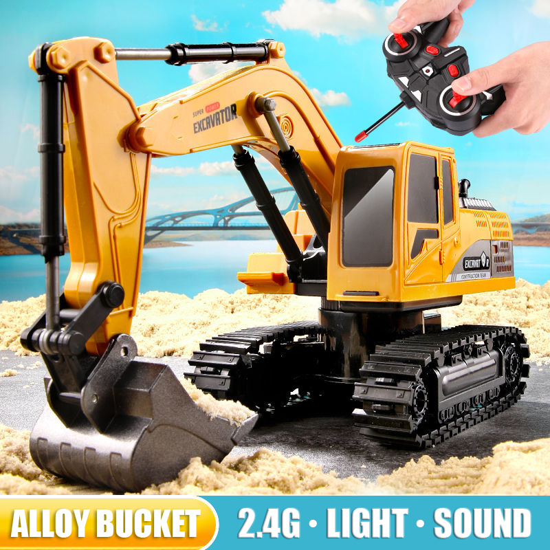 Heavy Equipment Games - RC حفارة 2.4Ghz 6 قناة 1:24