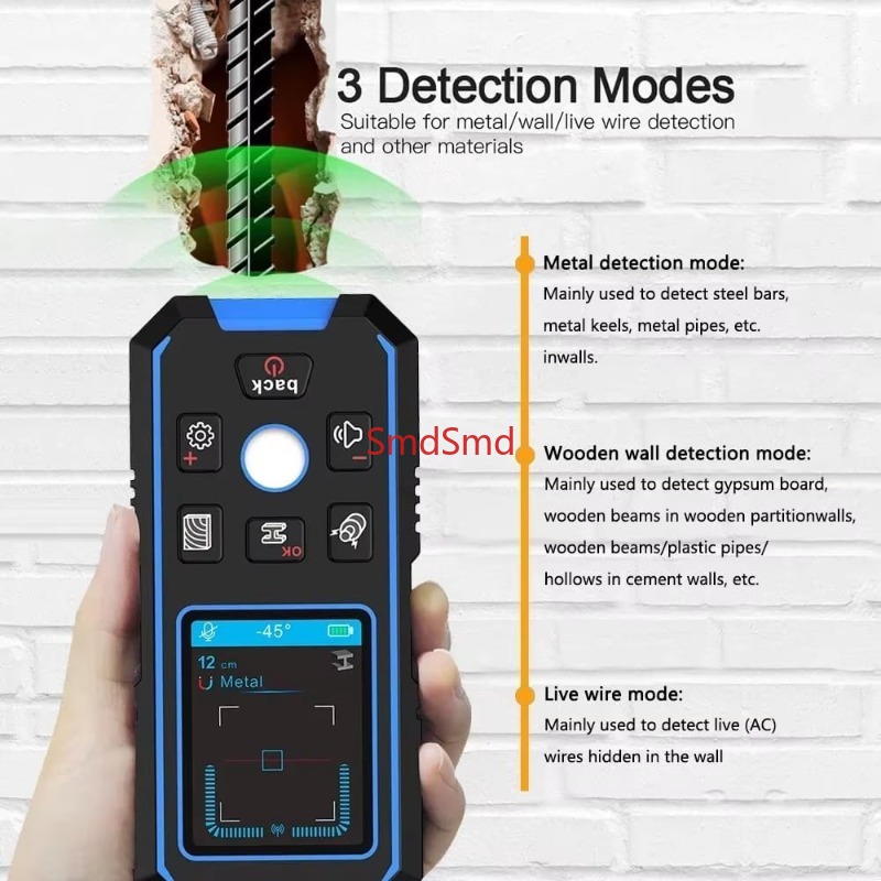 جهاز كشف المعادن الاحترافي NF- - مراجعة Underground Cable Detector وسعره