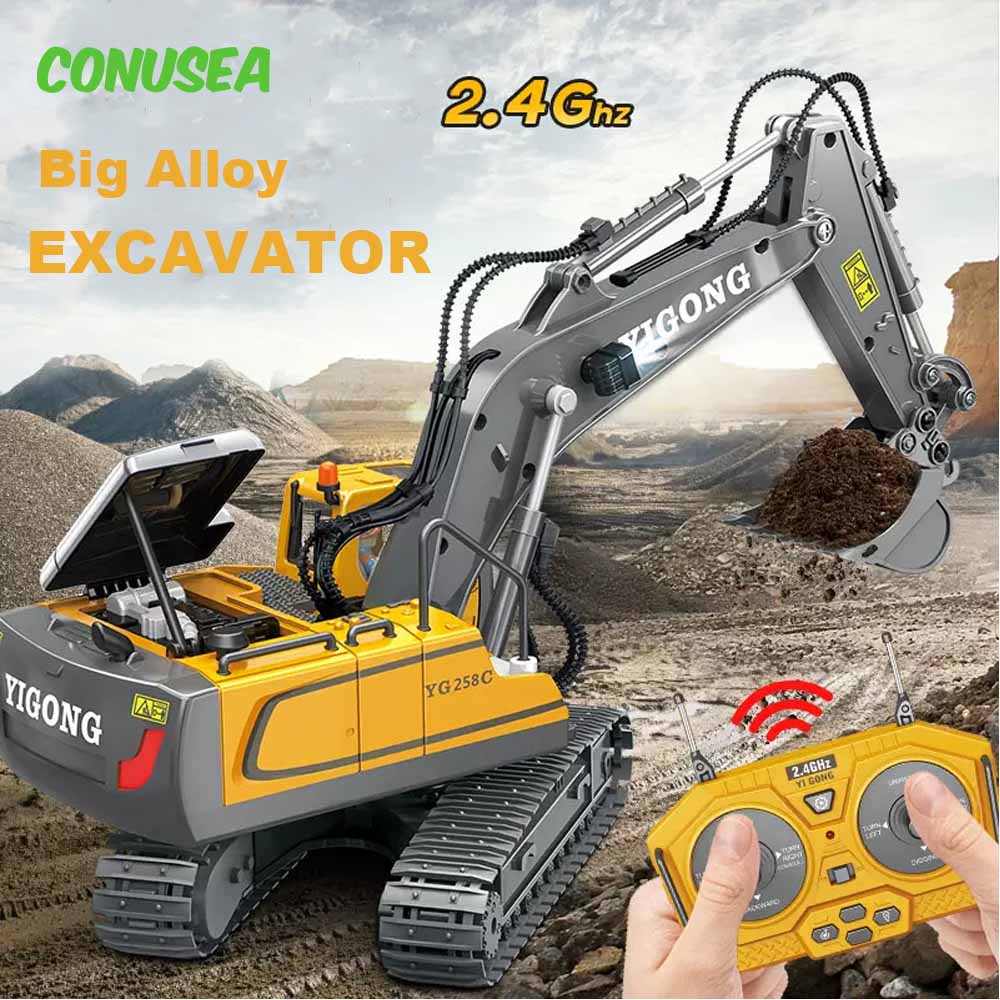 لعبة شاحنة حفارة وجرافة تعمل ب - مراجعة Heavy Equipment Games وسعره