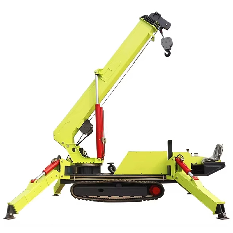 رافعة عنكبوتية زاحفة جديدة مدم - مراجعة Compact Crawler Boom Lift وسعره