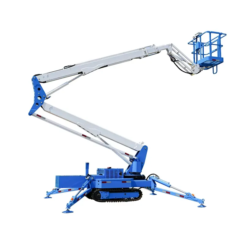 رافعة زاحفة هيدروليكية مدمجة ب - مراجعة Compact Crawler Boom Lift وسعره