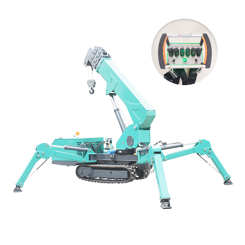 رافعة عنكبوتية هيدروليكية 7 طن - مراجعة Compact Crawler Boom Lift وسعره
