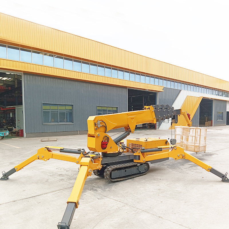 رافعة عنكبوتية هيدروليكية 7 طن - مراجعة Compact Crawler Boom Lift وسعره