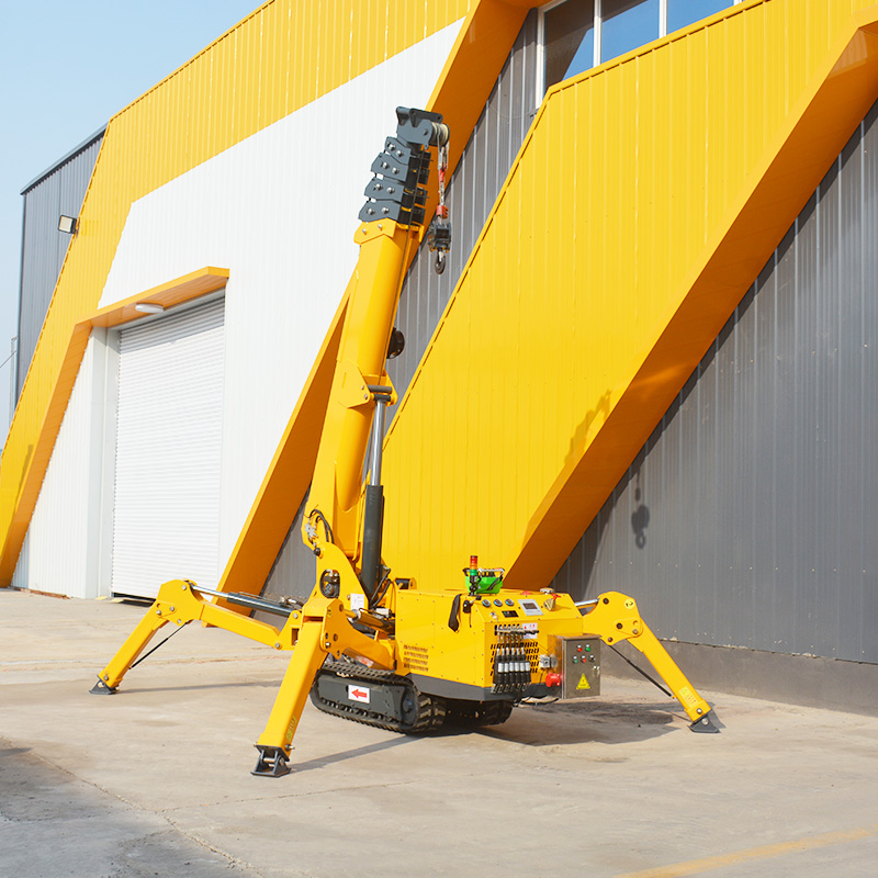 رافعة عنكبوتية هيدروليكية 7 طن - مراجعة Compact Crawler Boom Lift وسعره