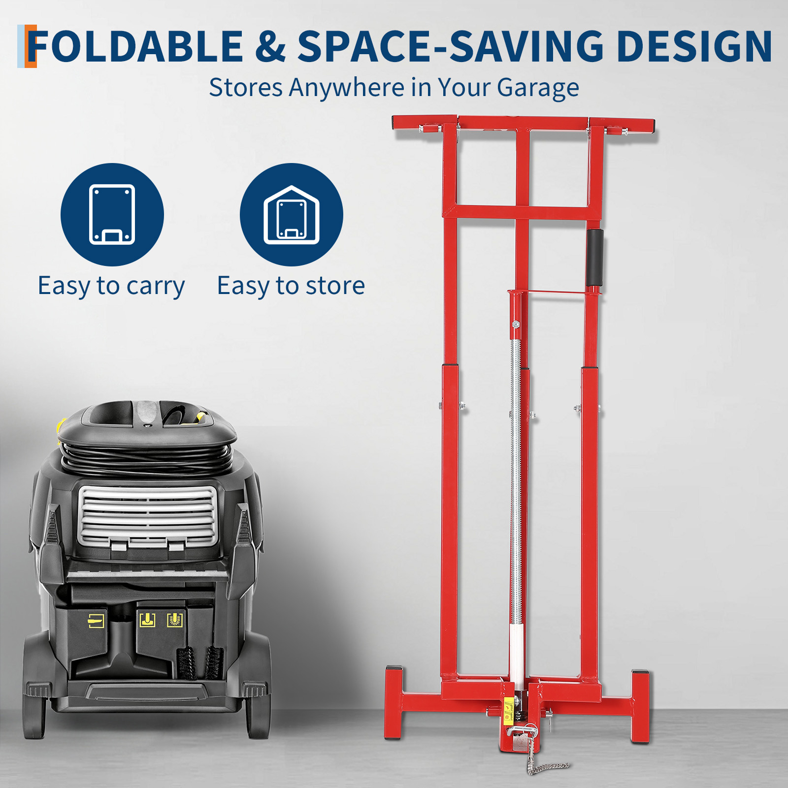 رافعة قابلة للطي للجزازات الثق - مراجعة Heavy Equipment Jack Stands وسعره