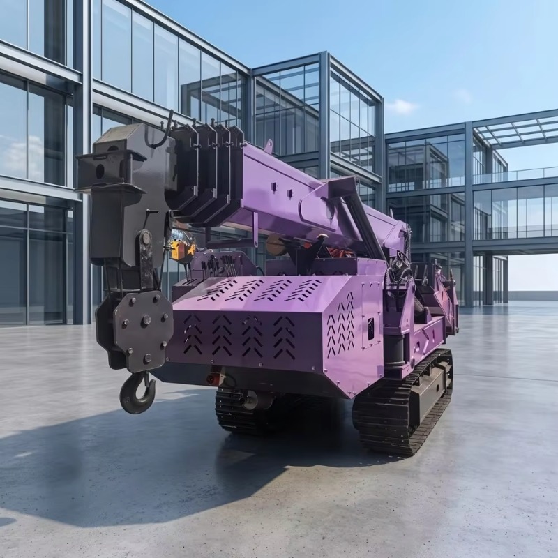 رافعة عنكبوتية زاحفة بحمولة 3  - مراجعة Compact Crawler Boom Lift وسعره