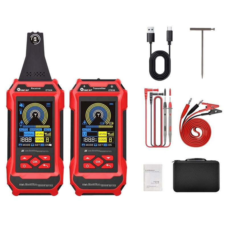 جهاز AA51 TOOLTOP ET836 لتحديد - مراجعة Underground Cable Detector وسعره