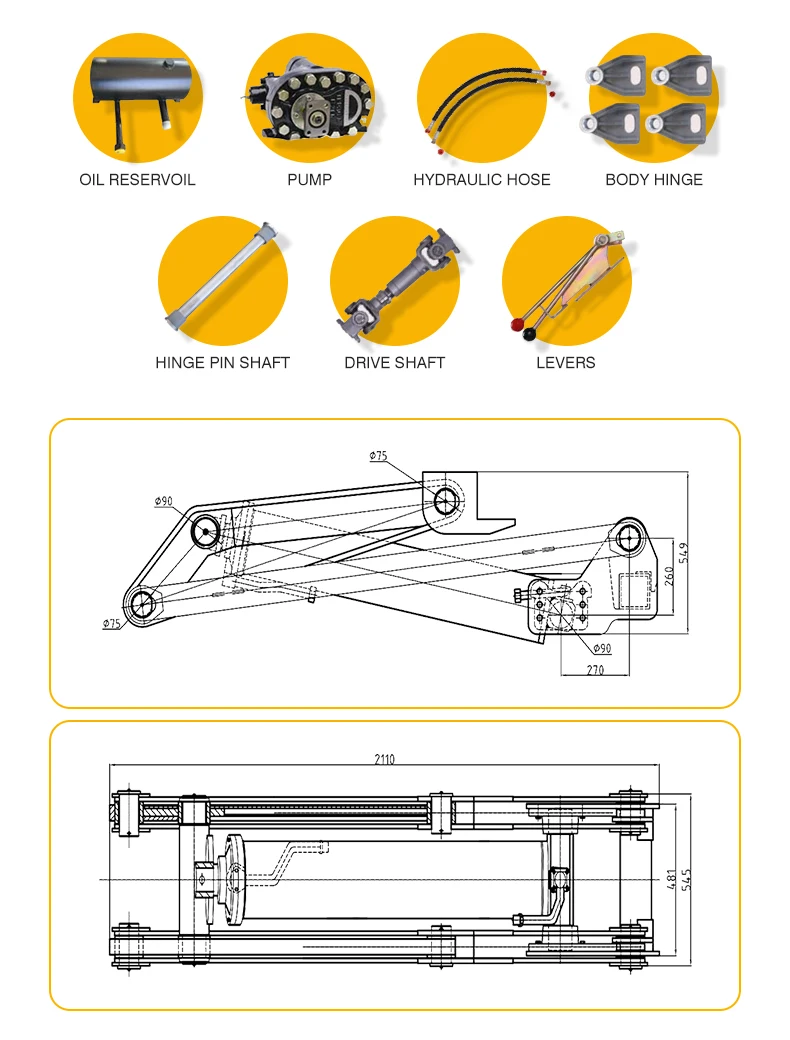 مجموعة أدوات تفريغ هيدروليكية  - مراجعة Dump Truck Heavy Equipment وسعره