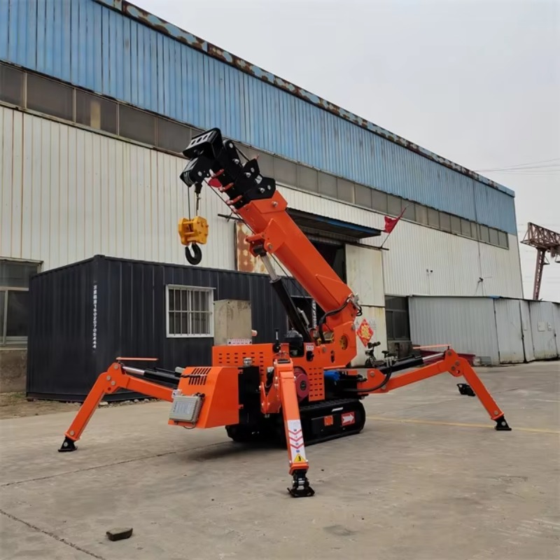 رافعة عنكبوتية صغيرة مدمجة تعم - مراجعة Heavy Equipment Electrical وسعره