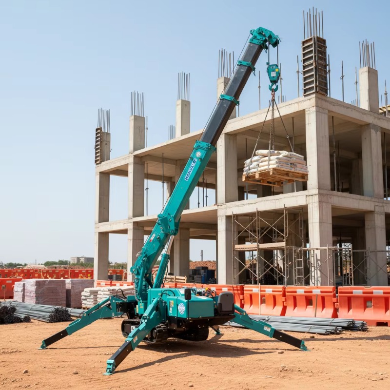 رافعات عنكبوتية، رافعة زاحفة ص - مراجعة Compact Crawler Boom Lift وسعره