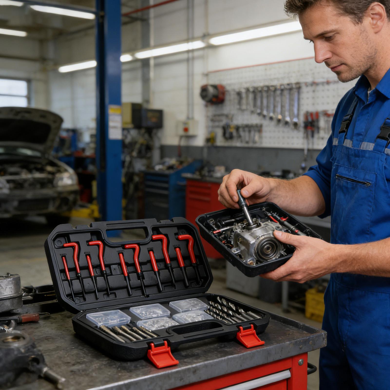 طقم إصلاح الخيوط المعدنية من ن - مراجعة Heavy Equipment Maintenance وسعره