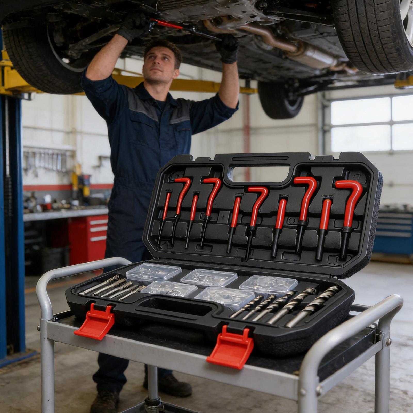 طقم إصلاح الخيوط المعدنية من ن - مراجعة Heavy Equipment Maintenance وسعره