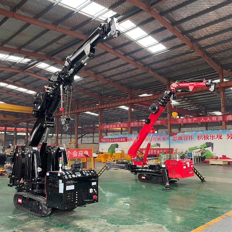 رافعة عنكبوتية صغيرة مدمجة تعم - مراجعة Heavy Equipment Electrical وسعره