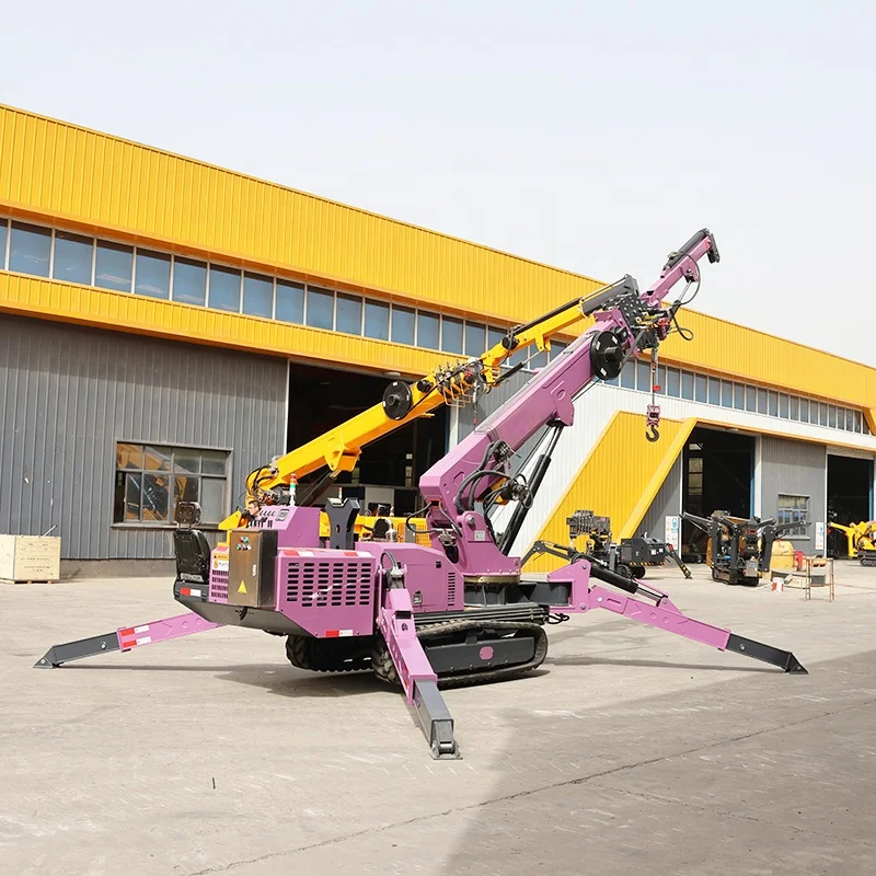 رافعة عنكبوتية مجنزرة ذاتية ال - مراجعة Compact Crawler Boom Lift وسعره