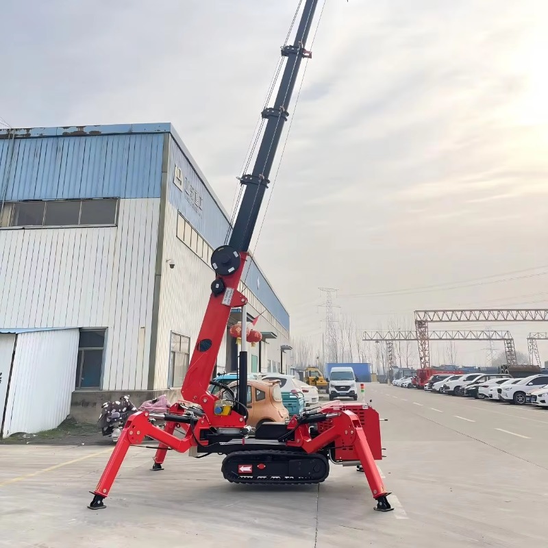 رافعة عنكبوتية هيدروليكية تلسك - مراجعة Compact Crawler Boom Lift وسعره
