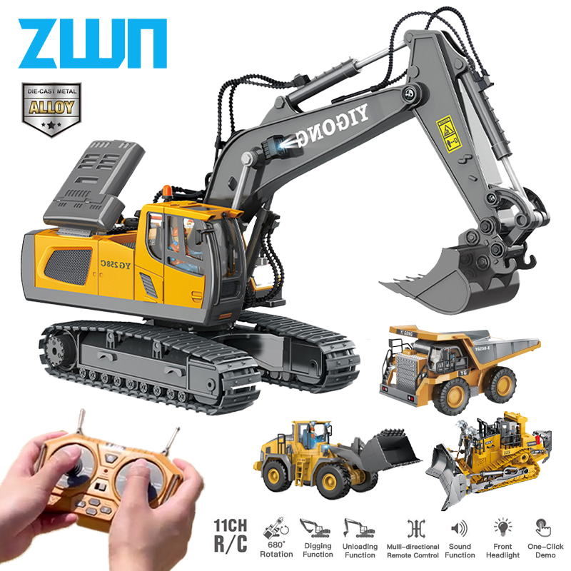 ZWN-شاحنة قلابة حفارة بجهاز تح - مراجعة Heavy Equipment Games وسعره