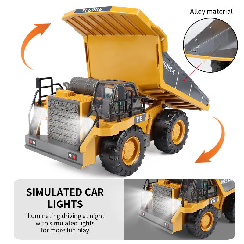 ZWN-شاحنة قلابة حفارة بجهاز تح - مراجعة Heavy Equipment Games وسعره
