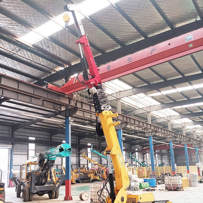 رافعة عنكبوتية مدمجة مخصصة بحم - مراجعة Compact Crawler Boom Lift وسعره